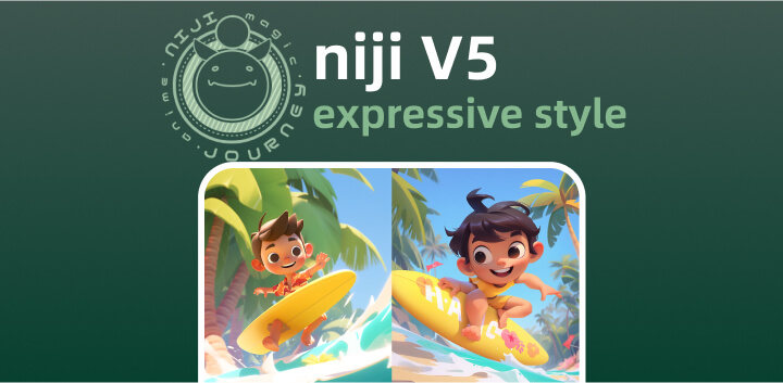 Niji V5 表现主义风格Expressive Style