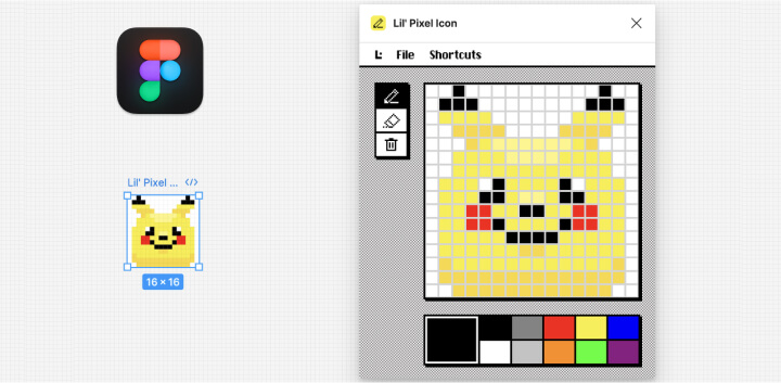 Figma插件丨Lil' Pixel Icon轻松绘制像素图标_2.jpg