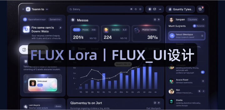 FLUX_UI设计LoRA模型丨生成暗色系的UI设计界面_1.jpg