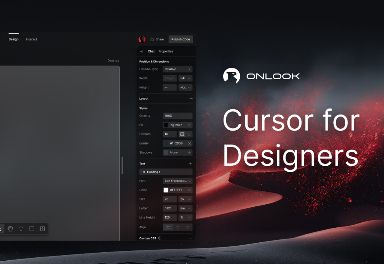 给设计师用的 Cursor ？Onlook 让 UI 修改更直观